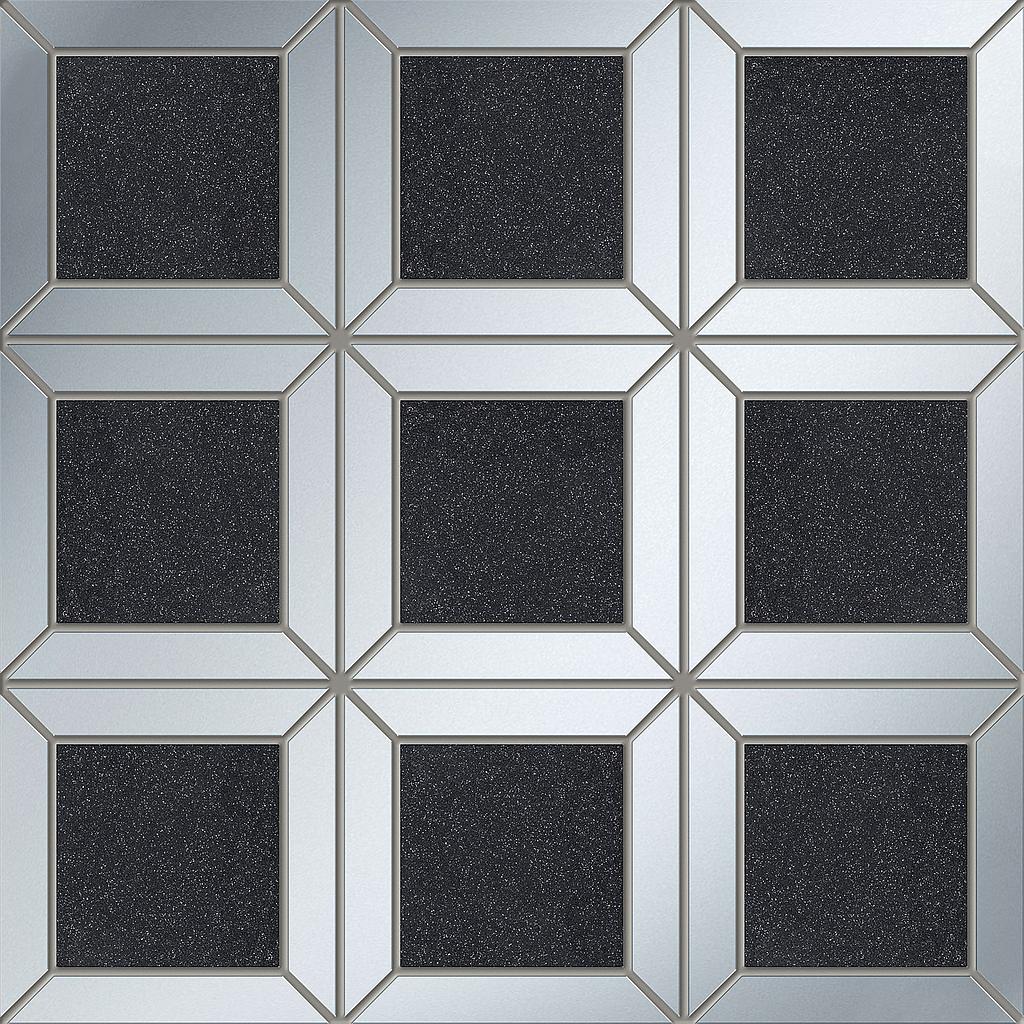Wall Mosaic Lucid square black 29,8x29,8 Gat.1