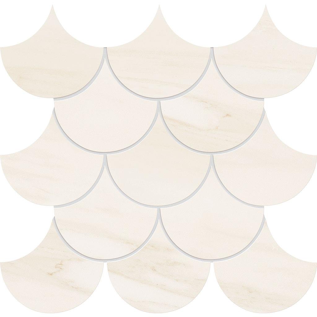 Wall Mosaic Sheen white 24,1x24,3 Gat.1