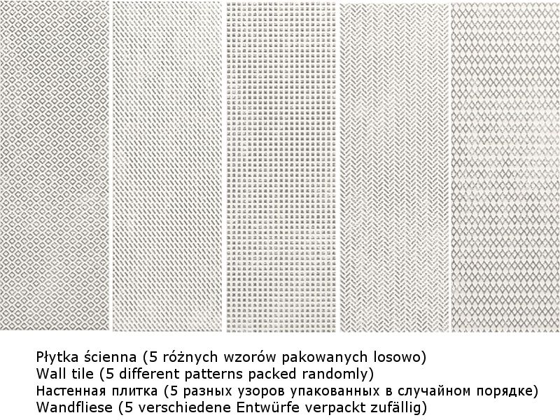 Wall Tile Brave platinum STR 14,8x44,8x8mm (6&quot;x1.5')