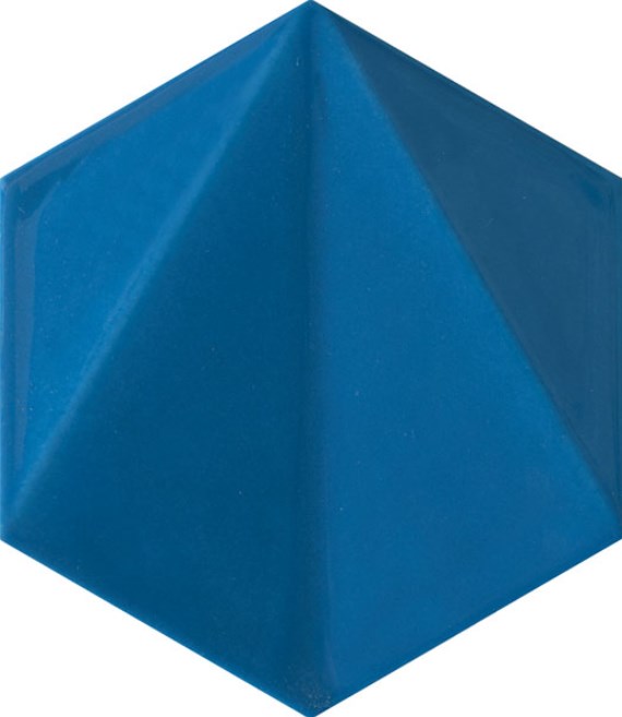 Wall Decor Free Space hex navy STR 11x12,5x13mm(4"x5")