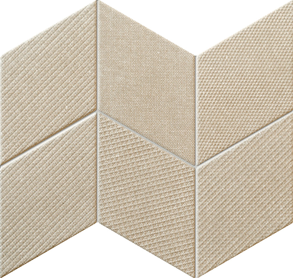 Wall Mosaic House of Tones beige 22,8x29,8x10mm(9&quot;x12&quot;)