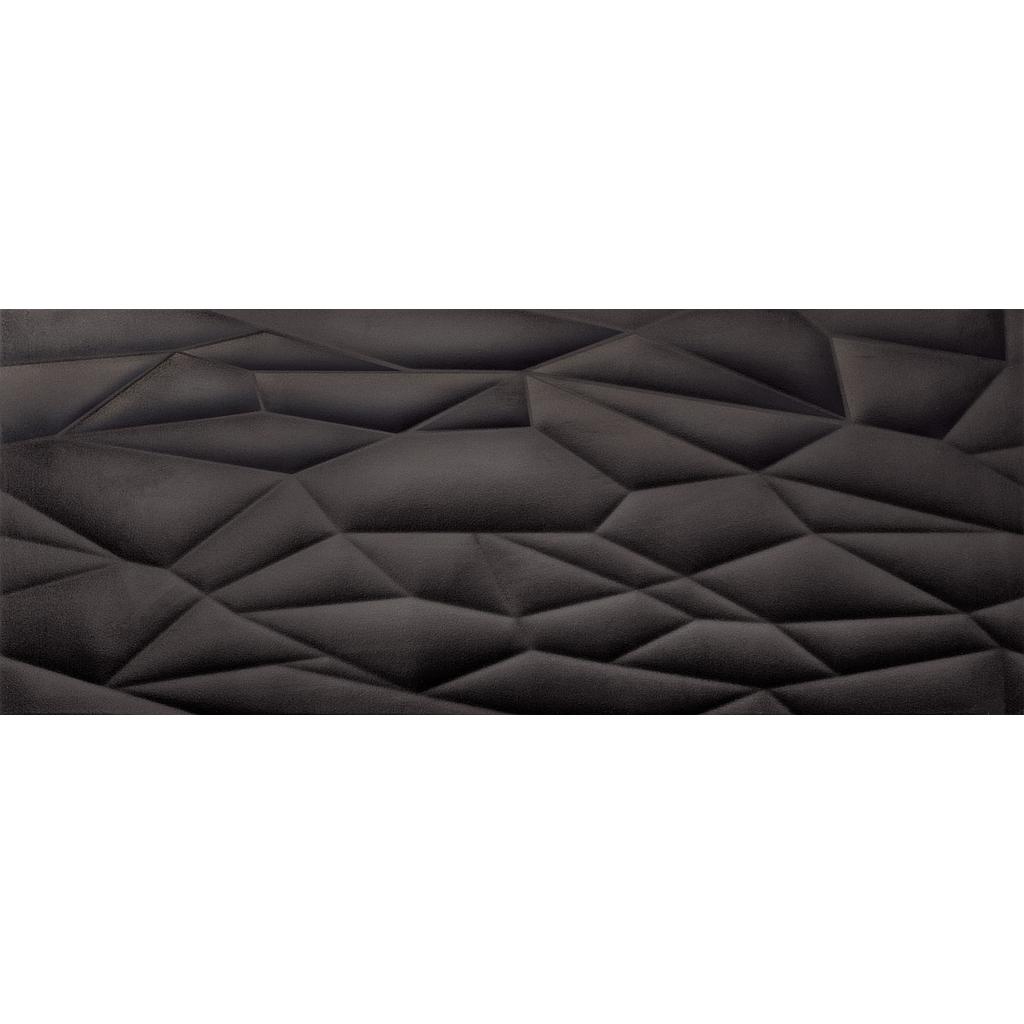 Wall Tile Mitaka Black STR 29,8x74,8x10mm (1'x2.5')