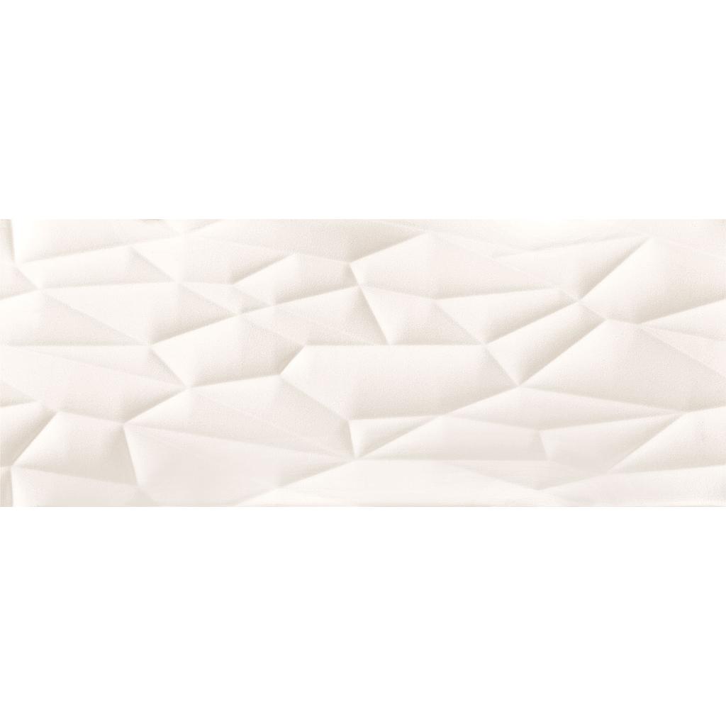 Wall Tile Mitaka White STR 29,8x74,8x10mm (1'x2.5')