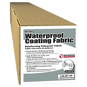 Waterproof Coating Fabric (NA1750) 38&quot;x75' Roll
